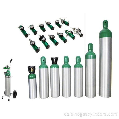 4.6L cilindros de oxígeno de aluminio médico con alta calidad